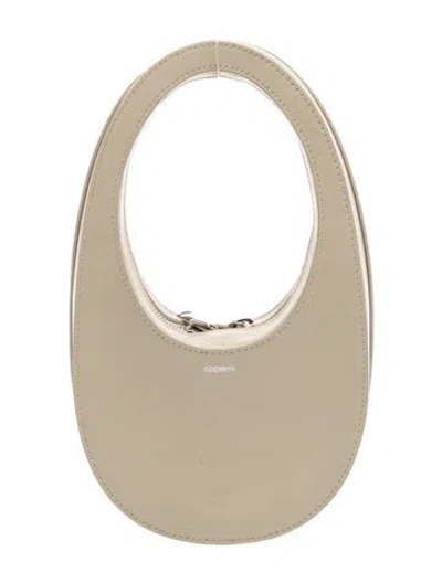 Pre-owned Coperni Leather Top Handle Bag In Neutral