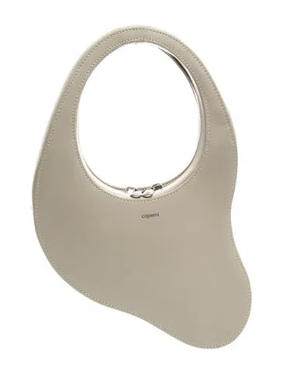 Pre-owned Coperni Leather Top Handle Bag In Neutrals