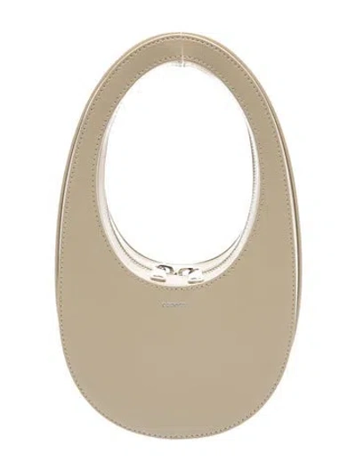 Pre-owned Coperni Leather Top Handle Bag In Neutrals