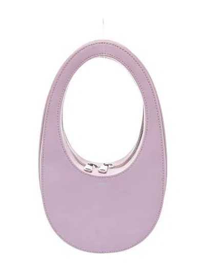 Pre-owned Coperni Leather Top Handle Bag In Purple