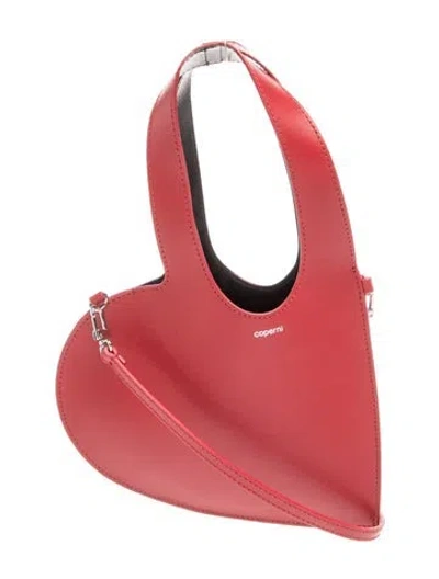 Pre-owned Coperni Leather Top Handle Bag In Red