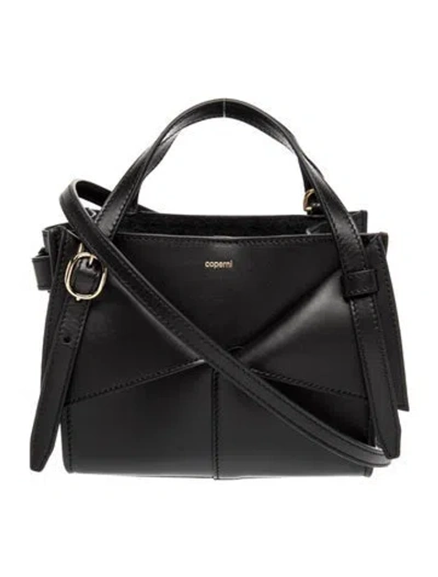 Pre-owned Coperni Leather Top Handle Bag W/ Tags In Black