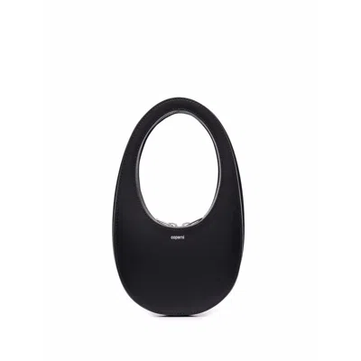 Coperni Leather Tote Bags In Schwarz