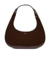Coperni Slim Swipe Baguette Shoulder Bag In Brown