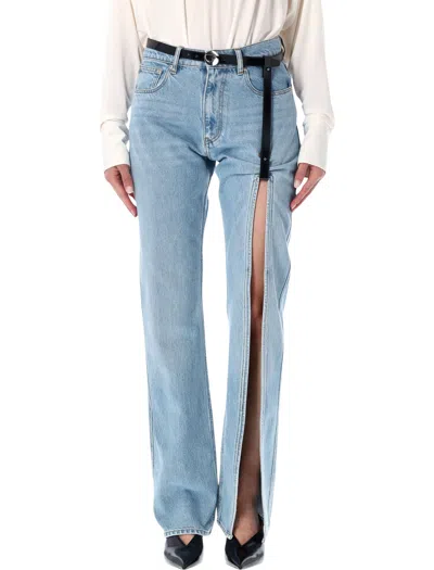 Coperni Light Blue Denim Jeans For Women