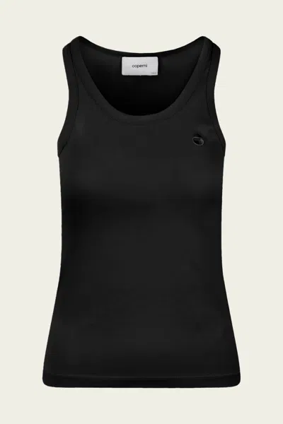 Coperni Lightweight Logo Tank Top In Black