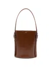 Coperni Lizard-effect Shoulder Bag In Brown