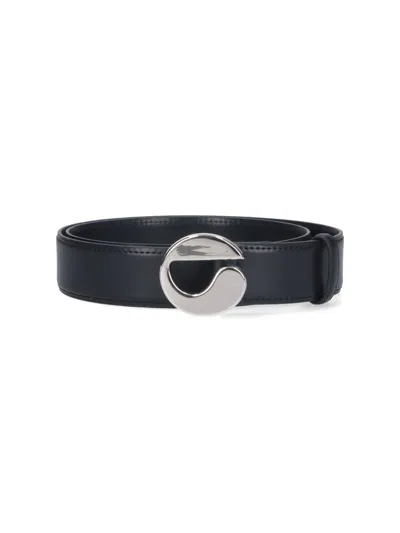 Coperni Black Logo Belt