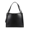 Coperni Black Shoulder Bag With Logo Detail And Logo Lettering On The Front In Leather Woman In Black