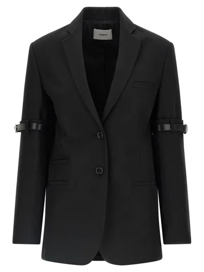 COPERNI COPERNI 'LOGO BELTED' BLAZER