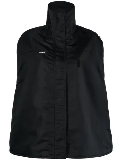 Coperni Logo Bomber Cape In Black