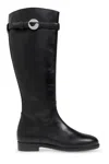 Coperni Cavaliers Leather Knee-high-boots In Black