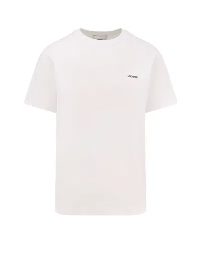 Coperni Logo Boxy Cotton T-shirt In White
