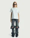 Coperni Crew Neck Short Sleeve Top In White