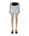 Coperni Minigonna Denim A Portafoglio In Nude