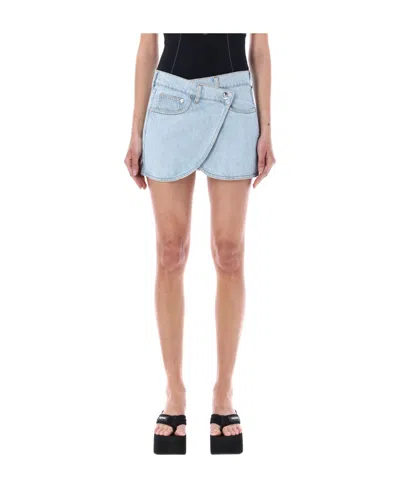COPERNI LOGO DENIM SKIRT