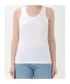 Coperni White Embroidered Tank Top In White