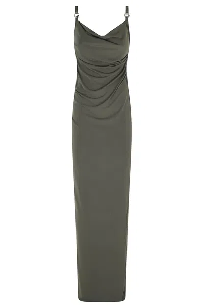 Coperni Logo Dress In Animal Print