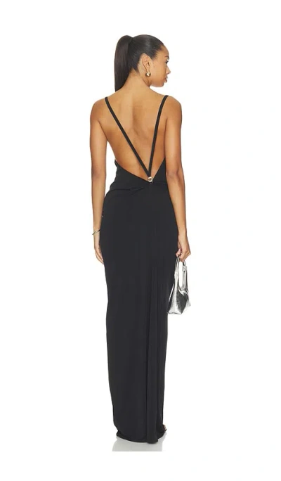 Coperni Logo Dress In Black