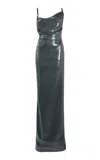 Coperni Logo Dress In Grey