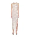 Coperni Logo Dress In White