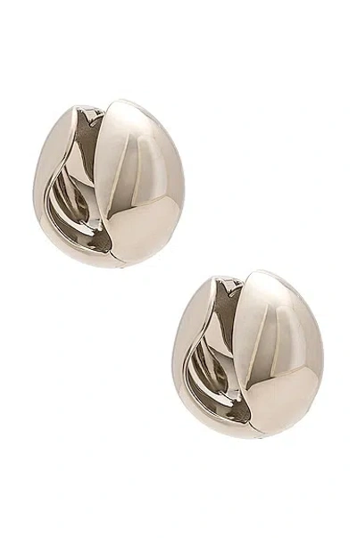 Coperni Logo Earrings In Silver