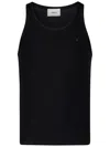 Coperni Lightweight Logo Tank Top In Black In Black
