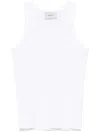 Coperni Logo-embroidered Tank Top In White