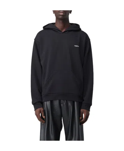 Coperni Logo Hooded Sweater In Black