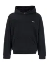 Coperni Black Hoodie With Logo Print On The Rear In Cotton Blend Man In Black