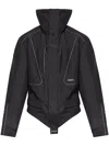 Coperni Woman Jacket Black Size M Polyamide In Black