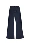 Coperni High-rise Wide-leg Jeans In Blu Blue Raw