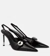 Coperni Logo Leather Slingback Pumps