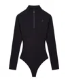 Coperni Logo Long-sleeved Bodysuit In Black