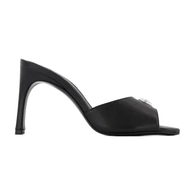 Coperni Logo Mules  Black Leather