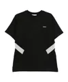 Coperni Logo Panel T-shirt In Black