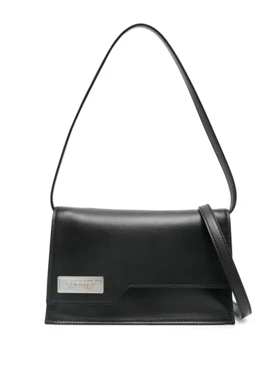 Coperni Logo-plaque Crossbody Bag In Schwarz