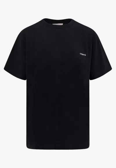 Coperni Logo Print Boxy T-shirt In Black