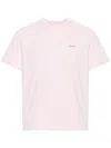 Coperni Logo-print Cotton T-shirt In Pink
