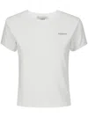 Coperni Crew Neck Short Sleeve Top In White