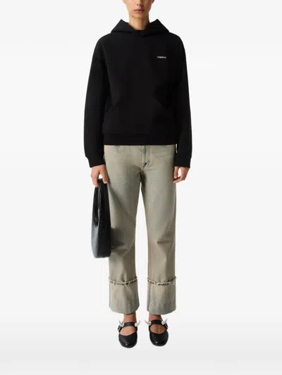 Coperni Logo-print Hoodie In Black
