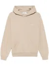 Coperni Logo-print Hoodie In Neutrals
