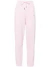 Coperni Logo-print Jersey Track Pants In Pink