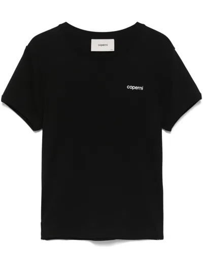 Coperni Logo-print T-shirt In Black