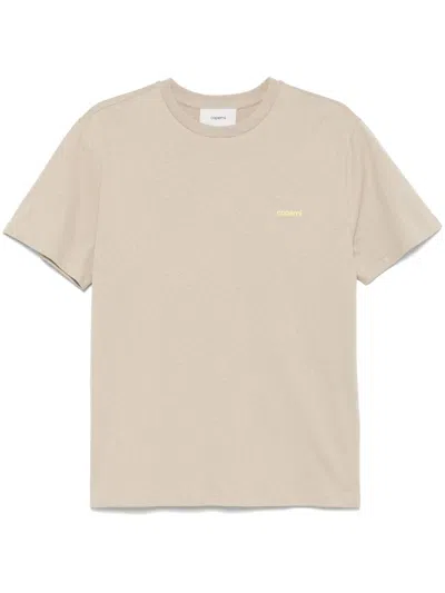 Coperni Logo-print T-shirt In Neutrals