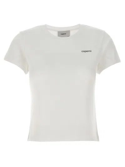 Coperni Logo Print T-shirt In White