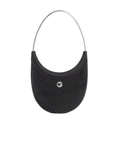 COPERNI COPERNI RING SWIPE EMBELLISHED ZIP-UP TOTE BAG