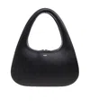 Coperni Large Curved Handle Hobo Leather Shoulder Bag In Black