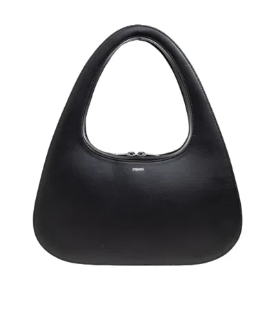 Coperni Logo Shoulder Bag In Black