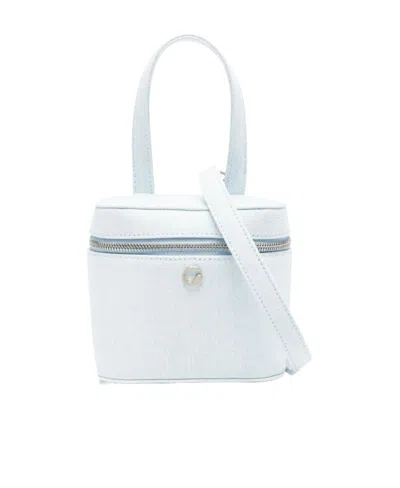 Coperni Logo Shoulder Bag In White